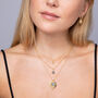 Gold Vermeil Lucette Diamond Necklace, thumbnail 4 of 5