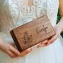 Personalised Walnut Wooden Jewelry Box, thumbnail 1 of 6