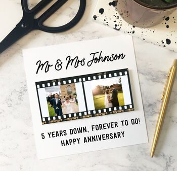 Personalised Anniversary 3D Photo Card, 6 of 6