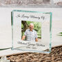 In Loving Memory Photo Glass Keepsake, thumbnail 1 of 2