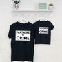 Partners In Crime Father And Child T Shirt Set, thumbnail 1 of 3