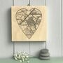 Customised Heart Shaped Map Print, thumbnail 2 of 10