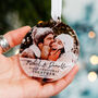 Our First Christmas Together Couples Tree Decoration, thumbnail 7 of 11
