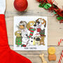 Funny Christmas Dogs Card, thumbnail 1 of 5