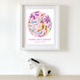 Personalised New Baby Birth Details Print Gift, thumbnail 5 of 6