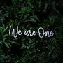 We Are One Neon Wall Light, thumbnail 2 of 2
