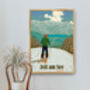 Zell Am Zee Ski Resort Austria Travel Poster Art Print, thumbnail 5 of 8