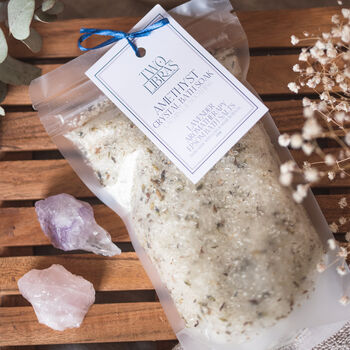 Amethyst Lavender Crystal Bath Soak Bath Salts, 5 of 7