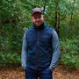 Navy And Brown Outdoor Gilet, thumbnail 1 of 5