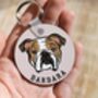 English Bulldog Keyring, thumbnail 2 of 6