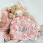 Personalised Highland Cow Comforter And Blanket Set, thumbnail 2 of 12