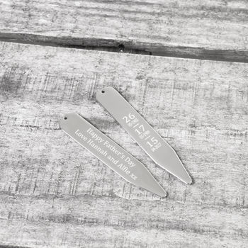 Personalised Date Collar Stiffeners, 3 of 3