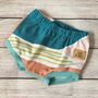 Retro Print Baby Bloomers, Up To Three Months, Handmade, thumbnail 1 of 5