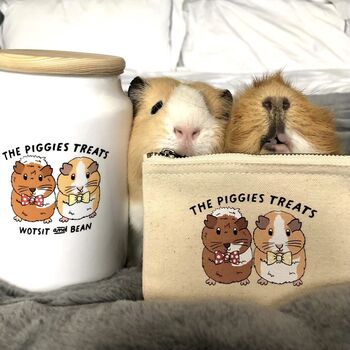 Personalised Guinea Pig Treat Jar And Treat Bag, 4 of 7