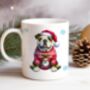 Personalised Bulldog In Christmas Jumper Mug, thumbnail 1 of 2