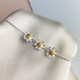 Sterling Silver Daisy Chain Bracelet, thumbnail 1 of 5