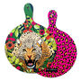 Wild Cat Leopard Chopping Board Three Sizes, thumbnail 12 of 12
