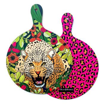 Wild Cat Leopard Chopping Board Three Sizes, 12 of 12