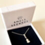Sterling Silver Violin Pendant Necklace, thumbnail 5 of 7