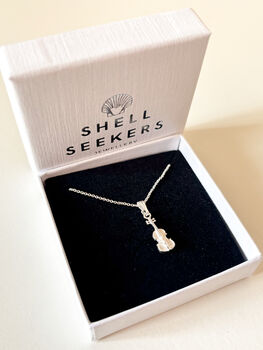 Sterling Silver Violin Pendant Necklace, 5 of 7