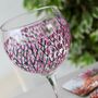 Blossom Hand Painted Gin Glass, thumbnail 3 of 9