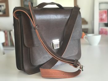 Brown Satchel Messanger Bag, 3 of 5