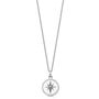 Sterling Silver North Star Compass Necklace, thumbnail 3 of 5