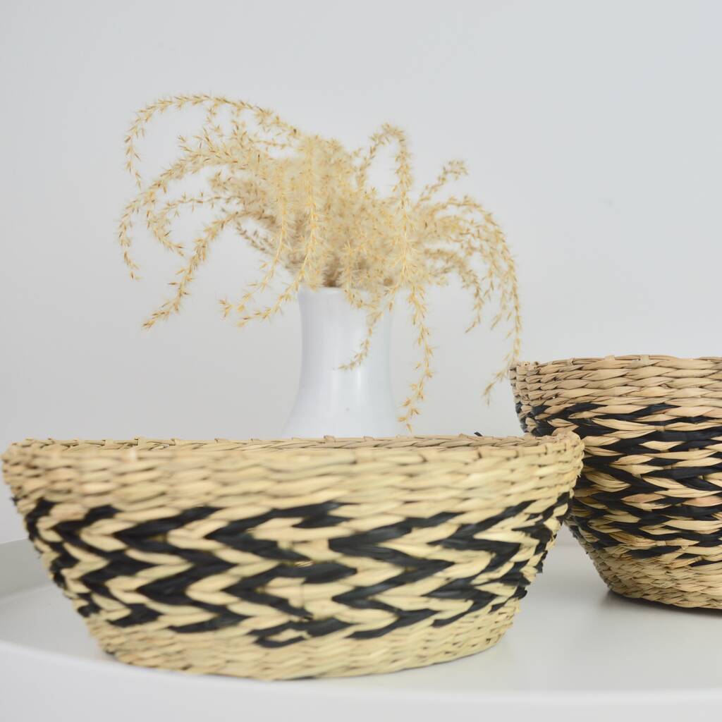 Woven Storage Baskets Set Of Two By Not A Jewellery Box
