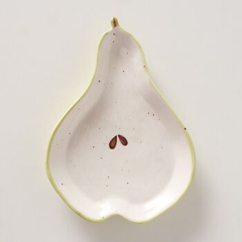 Summer Zest Pear Shaped Ceramic Dish, 4 of 4