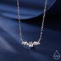 Sterling Silver Tiny Bat Pendant Necklace, thumbnail 1 of 11