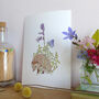 Hedgehog And Bluebell A5 Giclee Fine Art Print, thumbnail 4 of 12