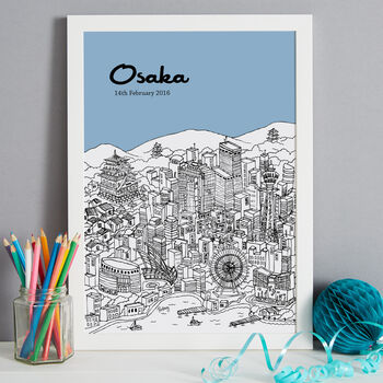 Personalised Osaka Print, 4 of 10
