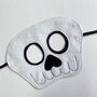 Felt Skull Halloween Skeleton Mask, thumbnail 9 of 11