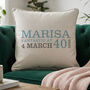 Personalised 40th Birthday Cushion, thumbnail 5 of 8