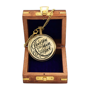 Personalised The Victoria Pocket Watch With Case, 10 of 12
