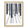 'In The Woods' Art Print In Chalk Grey, thumbnail 4 of 5