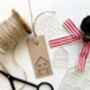 Gingerbread House Rubber Stamp, thumbnail 3 of 9