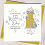 Personalised Floral Wedding Cake Card, thumbnail 3 of 4