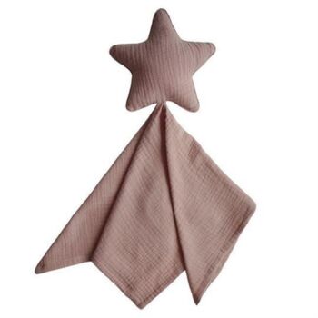 Organic Lovey Star Blanket And Comforter, 3 of 6