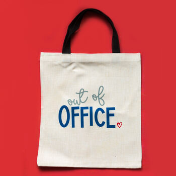 Personalised Out Of Office Tote Bag, 2 of 3