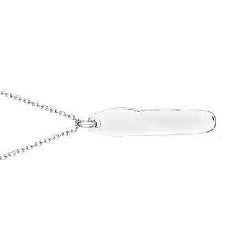 Personalised Ingot Necklace Sterling Silver, 4 of 8