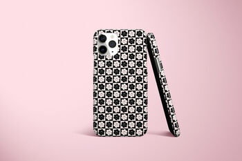 Smiley Checkered Phone Case, 6 of 7