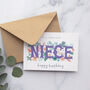 'Fabulous Niece' Birthday Card, thumbnail 2 of 2