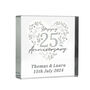 Personalised 25th Silver Anniversary Token, thumbnail 6 of 6