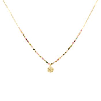 Arlene Gold Plated Gemstone Necklaces, 5 of 7