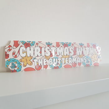 Personalised Christmas Kitchmas Sign, 2 of 2