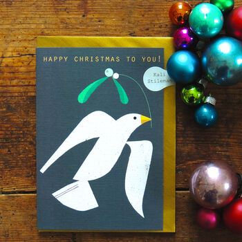 Christmas Dove Greetings Card, 4 of 5