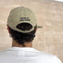 Embroidered Dad Personalised Vintage Cap, thumbnail 2 of 2