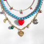 Pearl And Chilli Charm Necklace, thumbnail 3 of 6