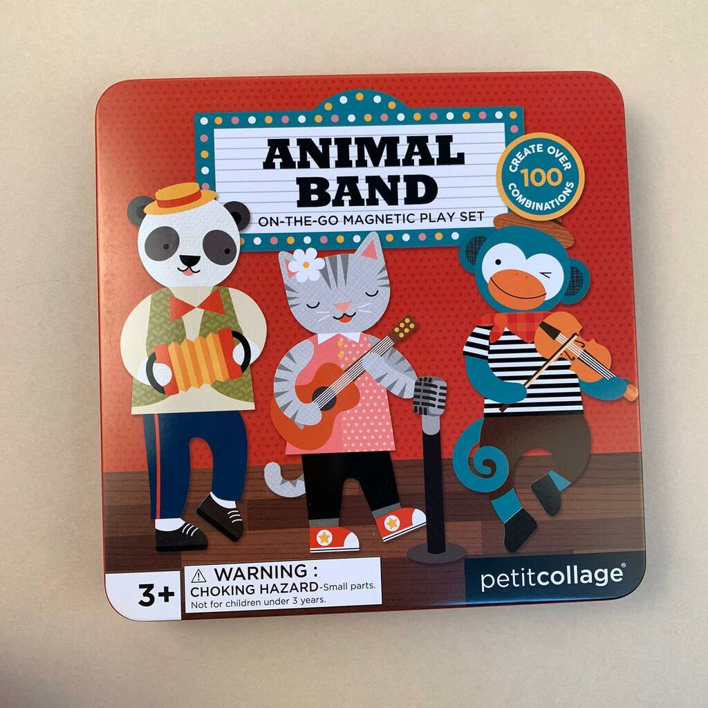 Image of Children's Animal Band Magnetic Play Set